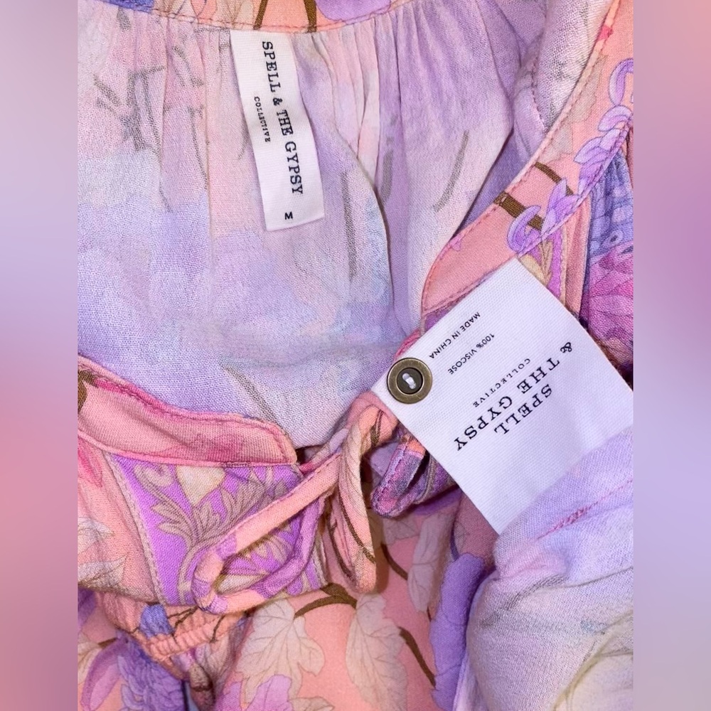 SPELL Butterfly Romper Musk - Picture 3 of 13